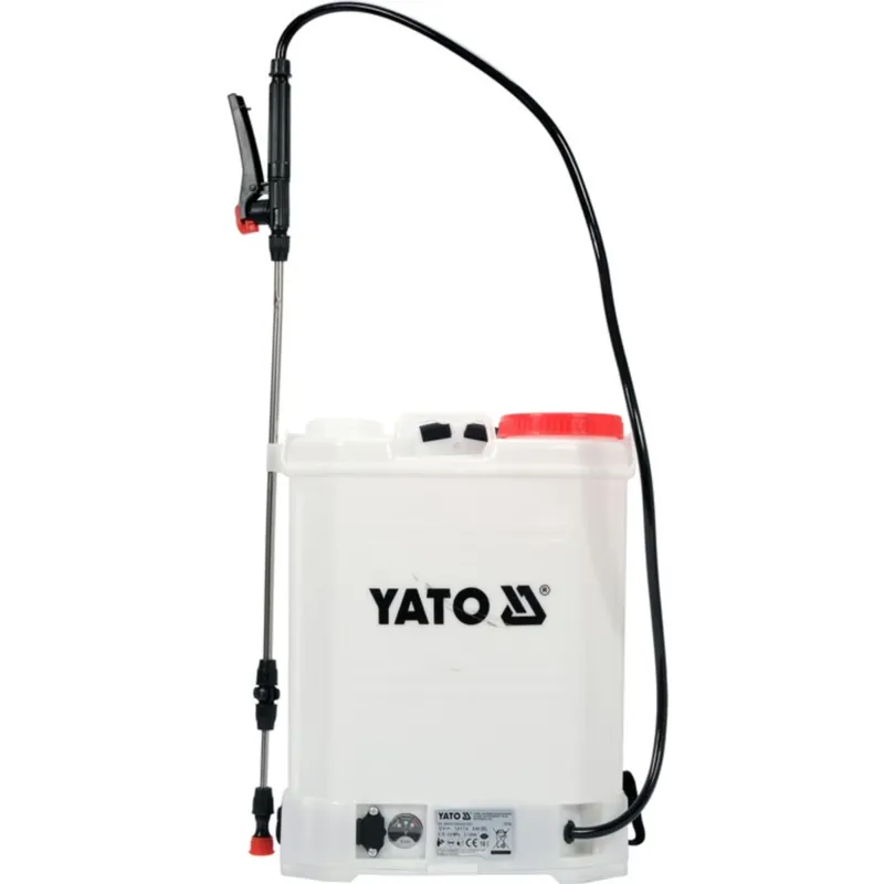 Оприскувач акумуляторний YATO ранцевий, 12 В, 8 Агод, 16л, продуктивность- 3.1 л/хв(сонячна бат) [1] — Photo 2
