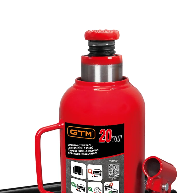 Домкрат гідравлічний пляшковий 20т GTM Т92004 — Photo 1