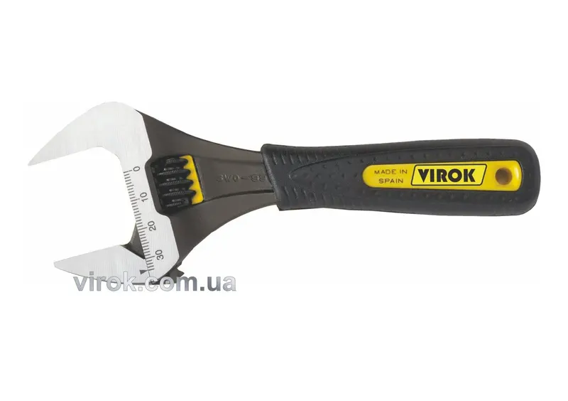 Ключ розвідний TM VIROK 6" l= 150 мм, розкриття - 34 мм