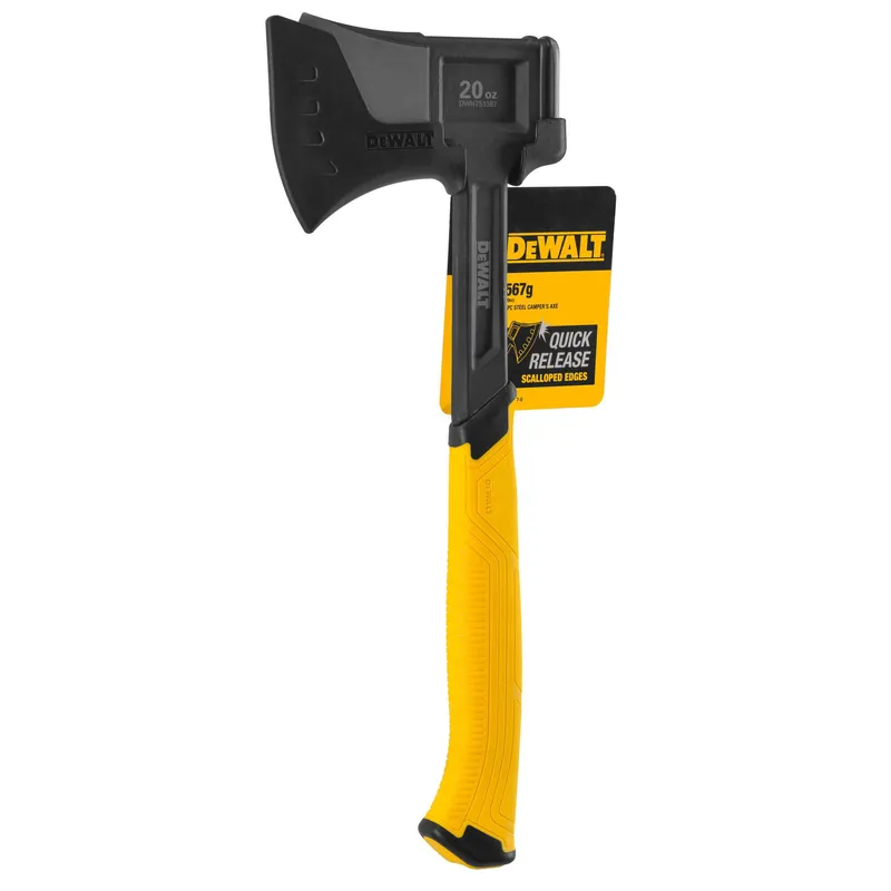 Сокира туристична суцільнометалева вагою 990 грам з чохлом DeWALT DWHT51387-0 — Photo 4