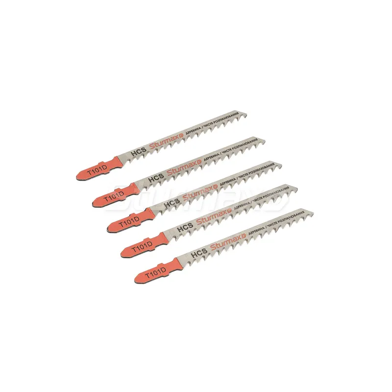 Пильне полотно для лобзика 5 шт Sturmax 9019M-03-101D 