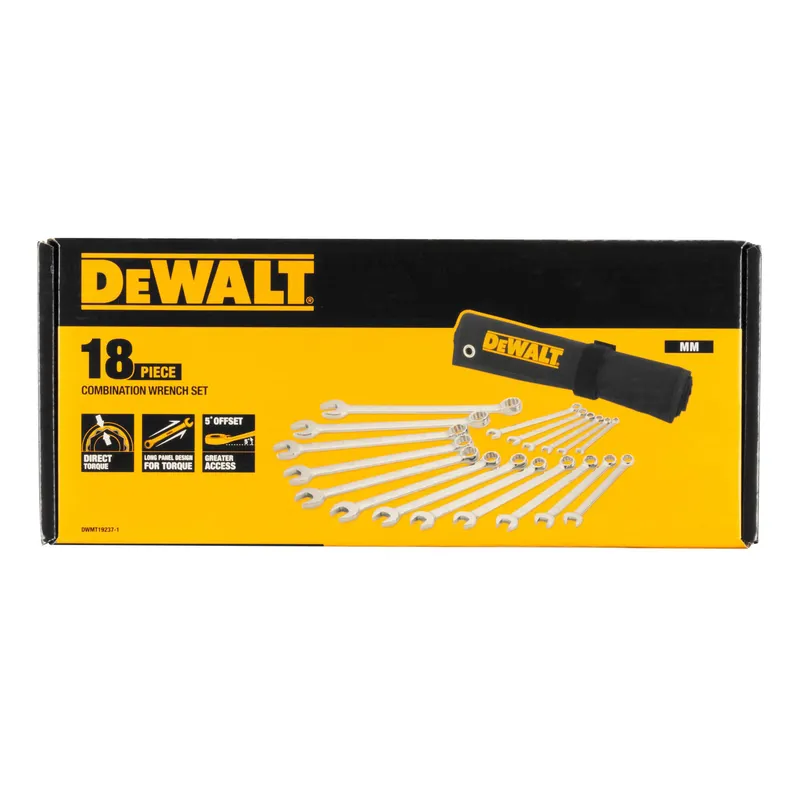 Набір ключів комбінованих, 18 штук DeWALT DWMT19237-1 — Photo 1