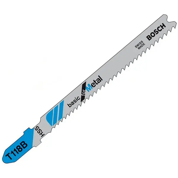 5 Лобзикових ПИЛОК T 118 G Basic for Metal, HSS