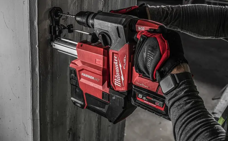 Перфоратор аккумуляторный бесщёточный SDS-PLUS MILWAUKEE M18 ONEFHXDEL-552C — Photo 5