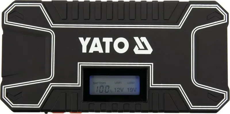 Пускова-зарядна батарея Li-Pol YATO ємність 12 Агод, 300/500 А, живлення через USB: 5В, 2А [10/160] — Photo 3