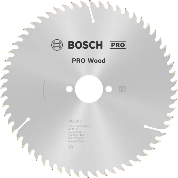 PRO Пильні диски 190x26x30 мм 60 OPTILINE