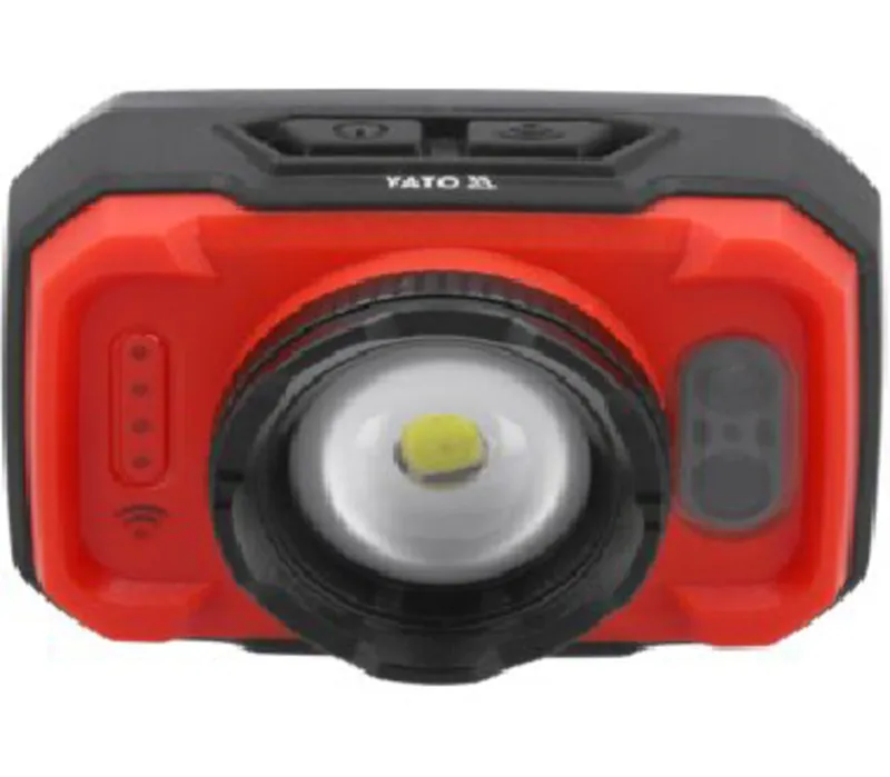 Ліхтар на чоло діодний YATO; живл. Li-Po акумулят 3,7 В, 1,2 АГод, 3 режими на відстань 35/ 60/ 87 — Photo 2