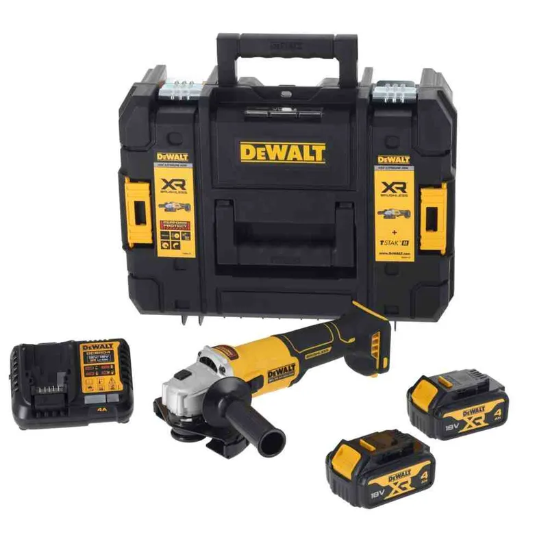 Шліфмашина кутова - болгарка акумуляторна безщіткова DeWALT DCG407M2T — Photo 5