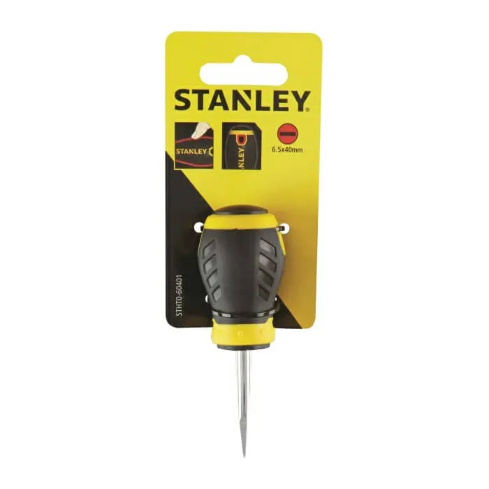 Викрутка ESSENTIAL довжиною 30 мм під шліц SL6.5 STANLEY STHT0-60401 — Photo 1