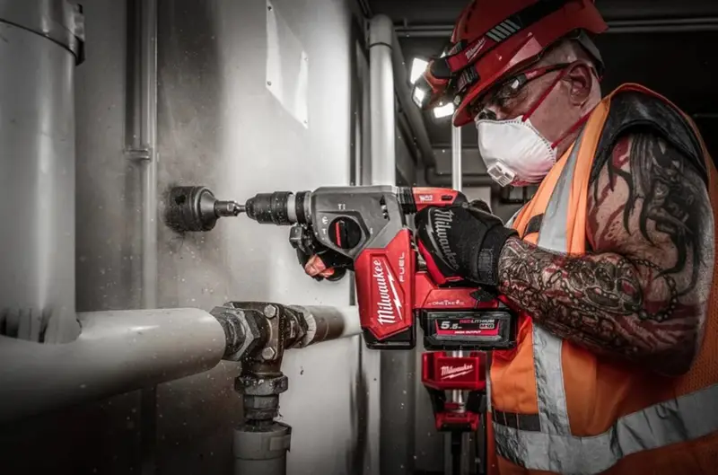 Перфоратор аккумуляторный бесщёточный SDS-PLUS MILWAUKEE M18 ONEFHX-552X — Photo 17