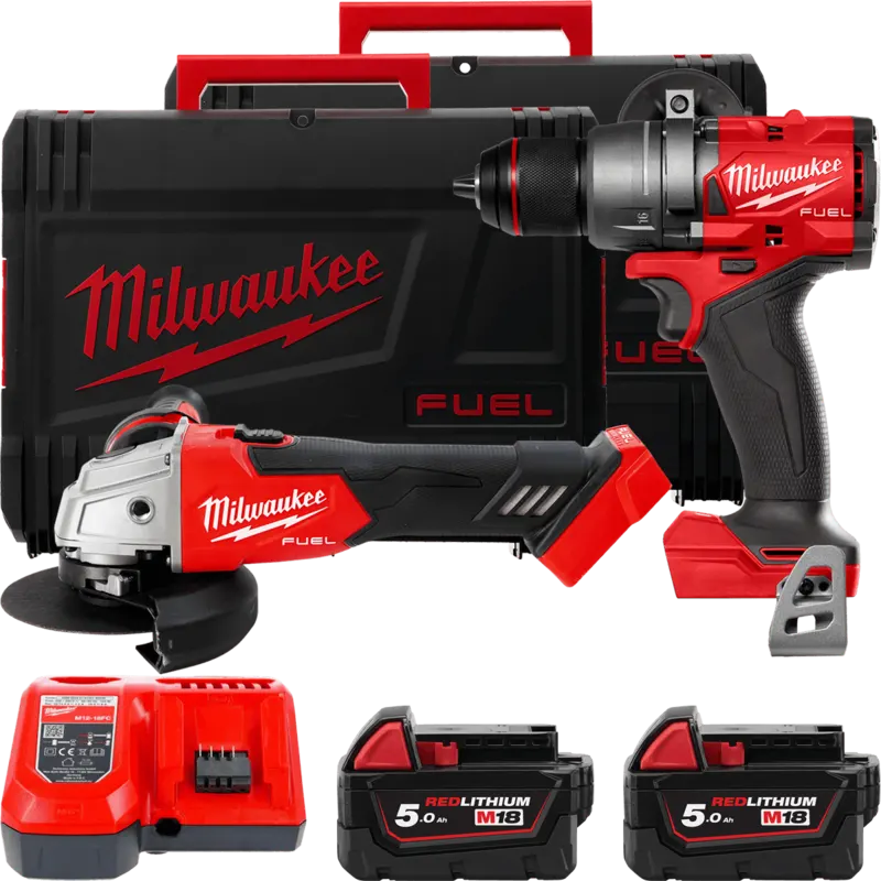 Набір акумуляторних інструментів Milwaukee M18FPP2E3-502X