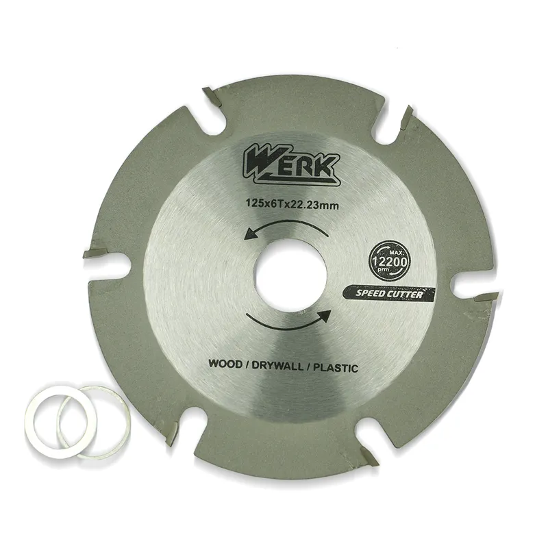 Диск універсальний по дереву для КШМ 125 x 6T x 22.23mm (WERK)