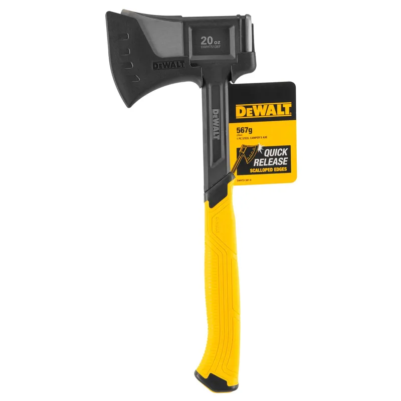 Сокира туристична суцільнометалева вагою 990 грам з чохлом DeWALT DWHT51387-0 — Photo 3