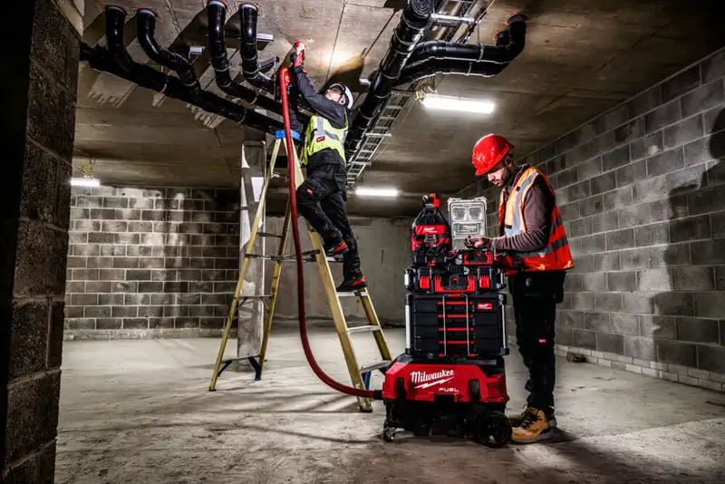 Пилосос-гібрид акумуляторний/мережевий PACKOUT MILWAUKEE, M18/220 ONEF2VC34M-0 AC/DC, 34л M-класс — Photo 8