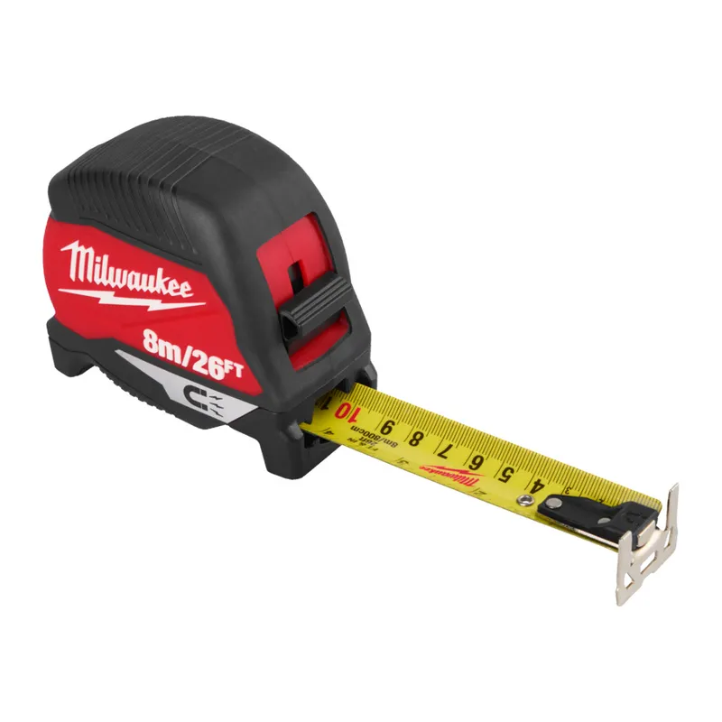 Рулетка магнітна MAGNETIC MILWAUKEE (Gen4), (полотно 30мм), 8м/26ft — Photo 1