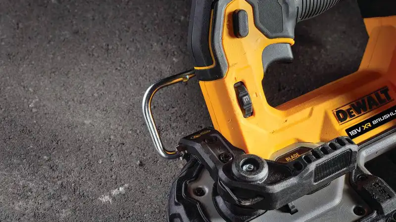 Пила стрічкова акумуляторна безщіткова DeWALT DCS377NT — Photo 10