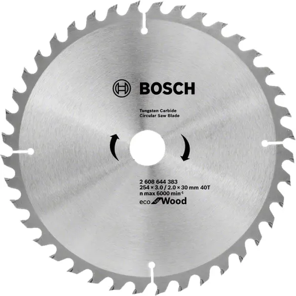 Пильний диск ECO WO 254x30-40T