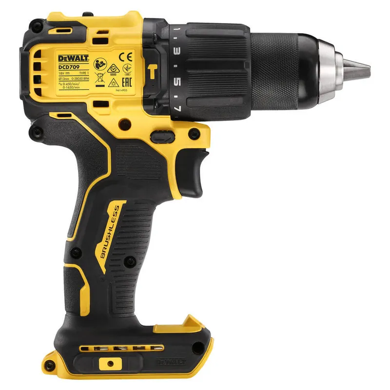 Дриль-шурупокрут акумуляторний безщітковий ударний DeWALT DCD709N — Photo 3