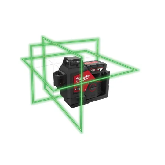 Нівелір лазерний акумуляторний 3D MILWAUKEE, M12 3PLSKIT-401P (ЗП+1ак.Х4Аг+обладнання+PACKOUT) — Photo 4