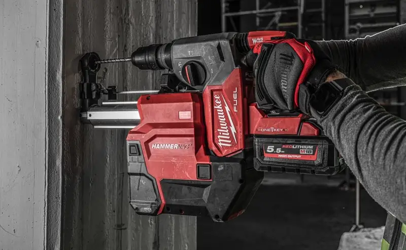 Перфоратор аккумуляторный бесщёточный SDS-PLUS MILWAUKEE M18 ONEFHXDEL-552C — Photo 4