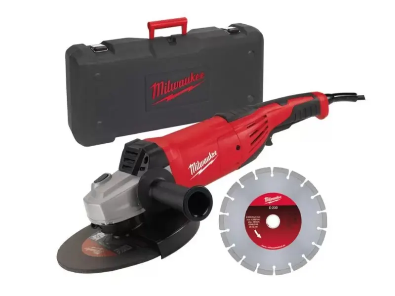 Шліфмашина кутова MILWAUKEE, AG 22-230 E DSET