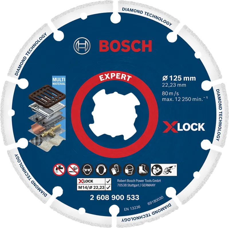 X-LOCK Алмазний диск по металу 125х22мм