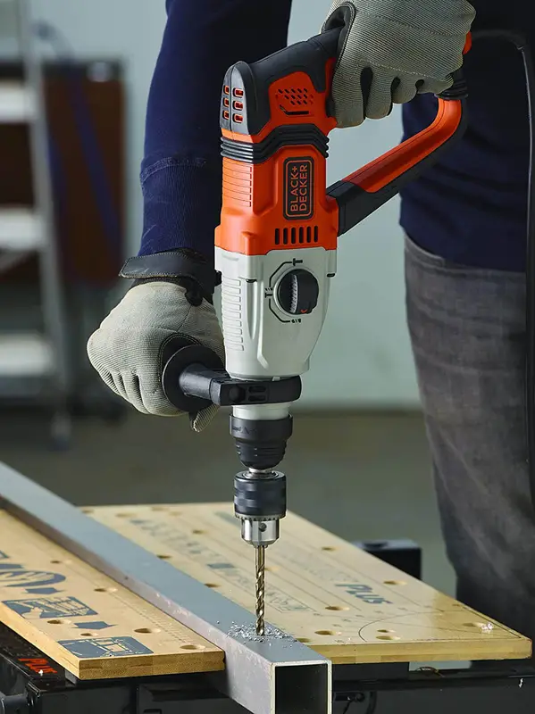 Перфоратор мережевий SDS-Plus BLACK+DECKER BEHS02K — Photo 12