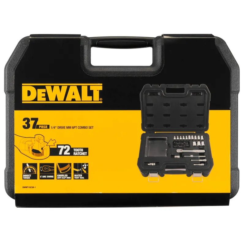 Набір головок та біт 1/4, 37 предметів DeWALT DWMT19238-1 — Photo 3