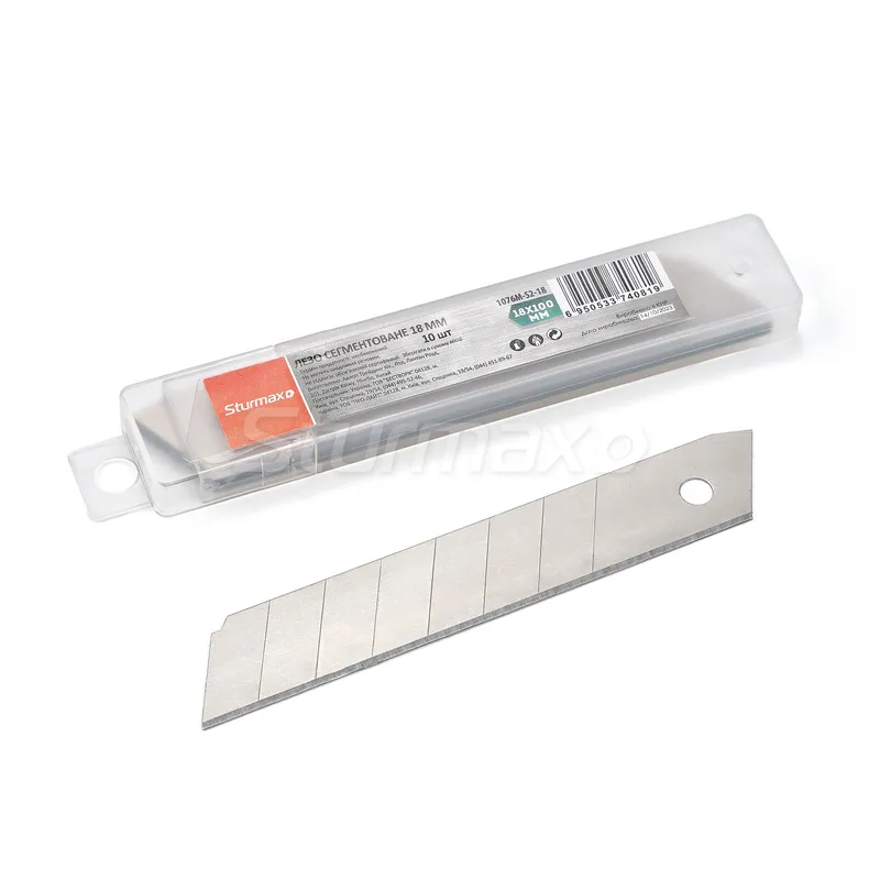 Лезо для ножа сегментоване 10 шт Sturmax 1076M-S2-18 