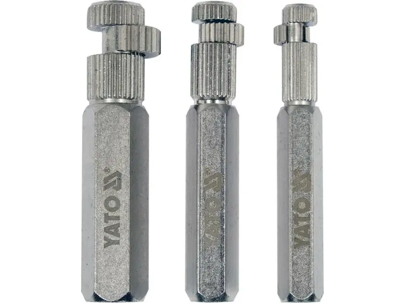 Знаряддя для викручування ніпелів YATO 3/8", 1/2", 3/4", 3 елем. [6/24] — Photo 3