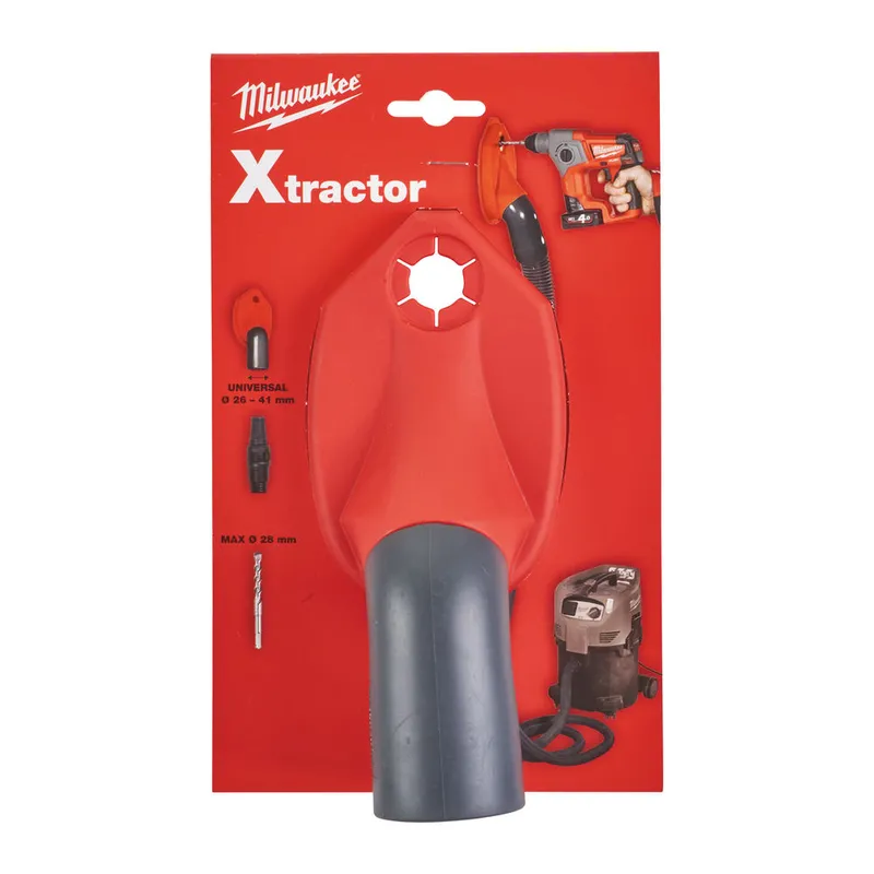 Система видалення пилу (насадка) Xtractor MILWAUKEE для свердління до діаметр 41 мм — Photo 1