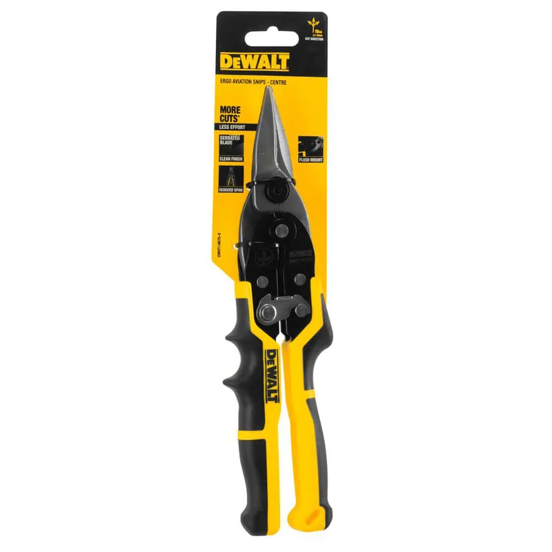 Ножиці по металу ERGO Aviation довжиною 250 мм, прямі DeWALT DWHT14675-0 — Photo 5