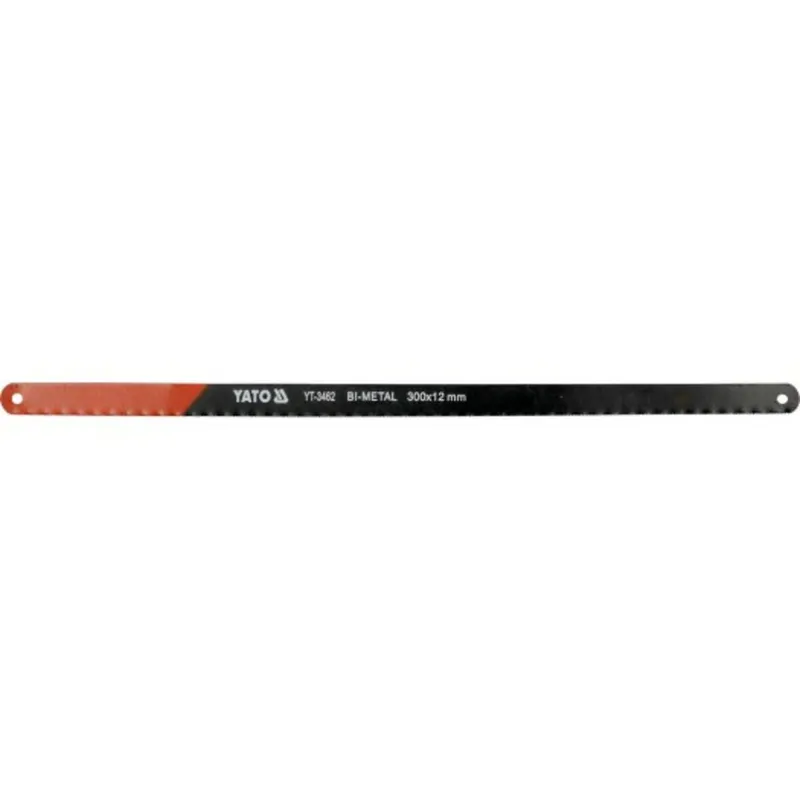 Полотно по металу YATO: l = 300х 12х 0,6 мм, BIMETAL-COBALT упк. 2шт. [20/500]
