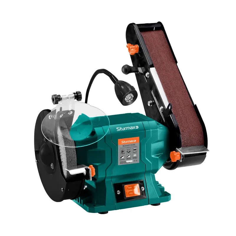 Точильно-шліфувальна машина 350Вт Sturmax BGM6015GRL
