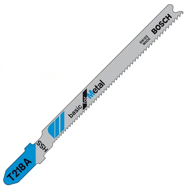 Лобзикові пилки T 218 А Basic for Metal, HSS 5шт