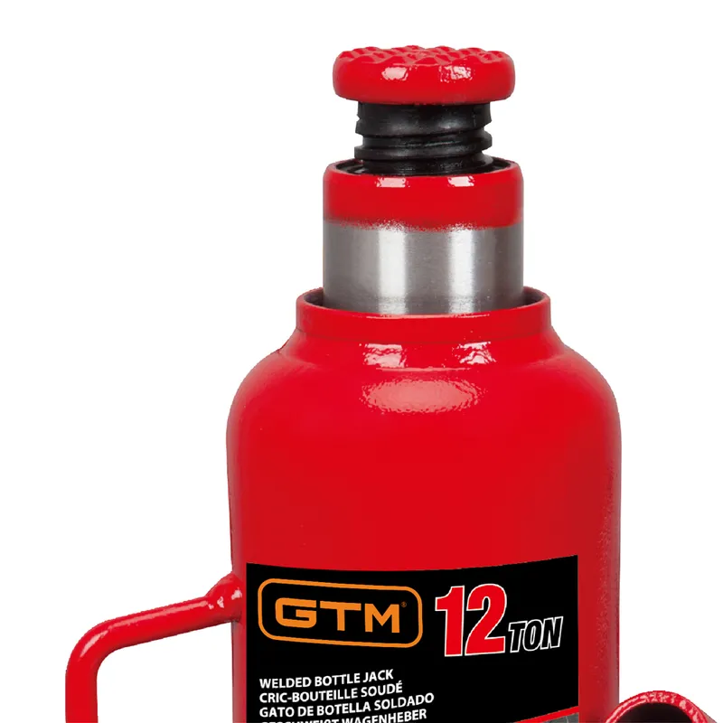 Домкрат гідравлічний пляшковий 12т GTM TH91204 — Photo 2