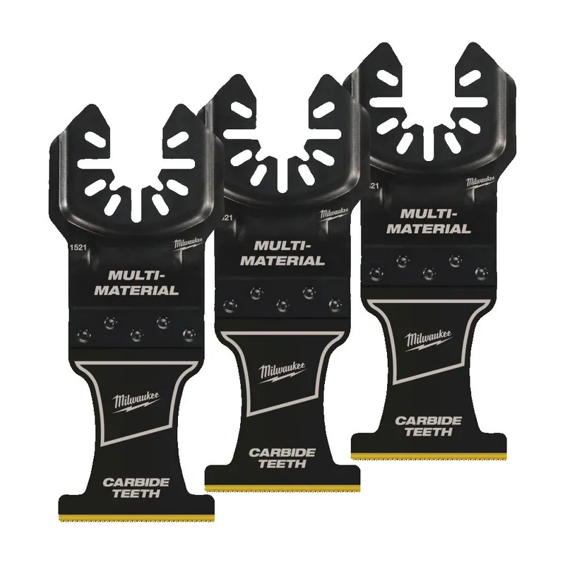 Полотно для мультітула Bi-Metal Carbide OPEN-LOK™ MILWAUKEE, 35х38мм, (3шт), (мультіматеріал)