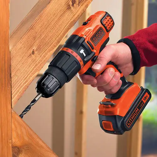 Дриль акумуляторний ударний BLACK+DECKER BDCH188N — Photo 4