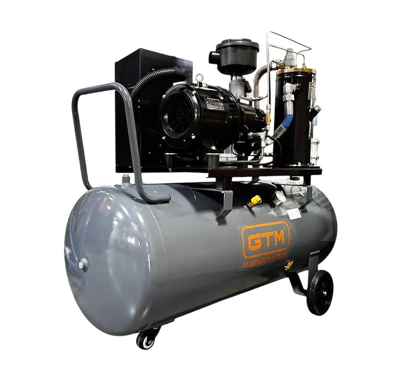 Гвинтовий повітряний компресор 200 л GTM DLG5.5V/inv масляний 380В/інвертор (DLG5.5V/inv)