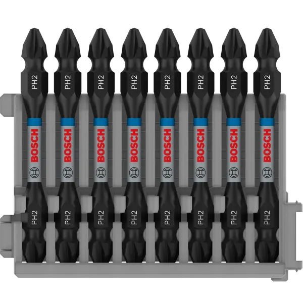 PRO Касета двосторонніх ударних біт Impact Control 65 мм PH2 / PH2 8 шт