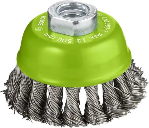 PRO Чашкова щітка M14 75x05 мм ПУЧКИ INOX 125