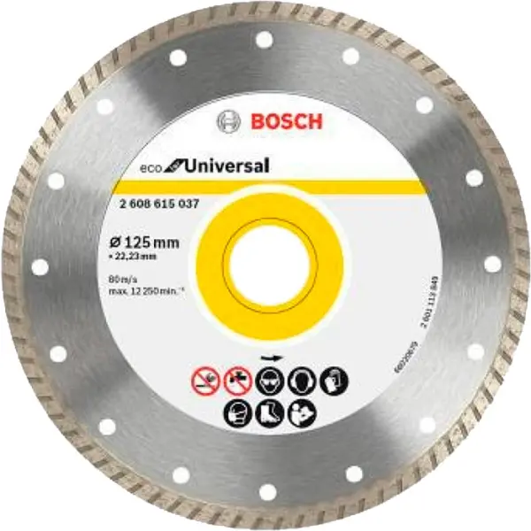 10 шт. алм диск ECO Univ.Turbo 125-22,23
