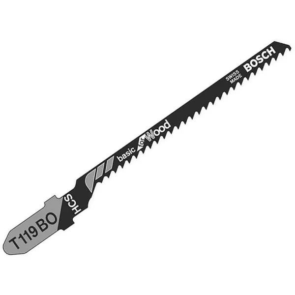 5 Лобзикових ПИЛОК T 119 ВО Basic for Wood, HCS