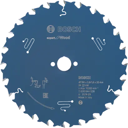 Пильний диск Expert for Wood 184x20x2.6 / 1.6x24T