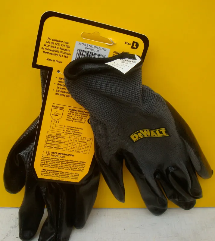 Рукавички універсальні з покриттям нітрилом Ultradex™ DeWALT DPG66L — Photo 2