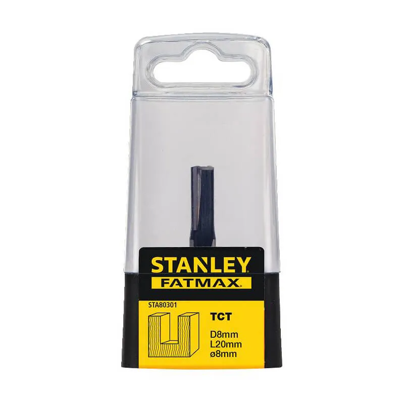 Фреза по дереву пазова пряма діаметром 8 мм STANLEY STA80301 — Photo 1