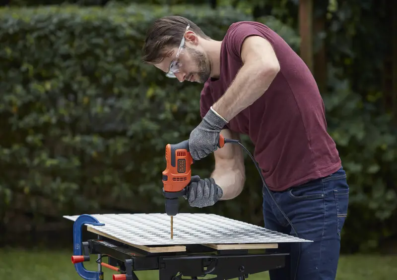 Дриль мережевий ударний BLACK+DECKER BEH200 — Photo 5