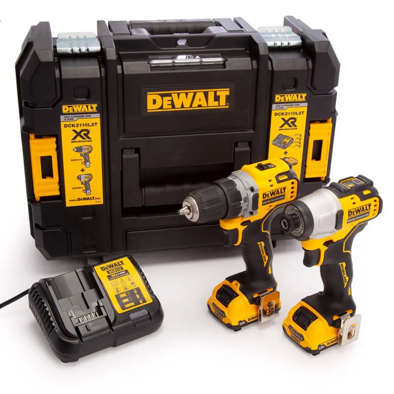 Набір з двох інструментів безщіткових DeWALT DCK2110L2T — Photo 3