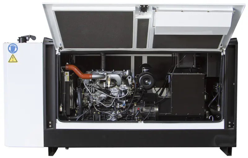 Електростанція дизельна Hyundai DHY 28KSE+ATS 60A — Photo 1