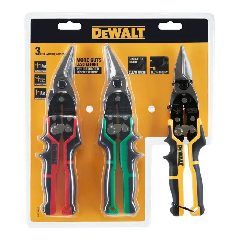 Набір ножиць з металу ERGO Aviation DeWALT DWHT14676-0 — Photo 2